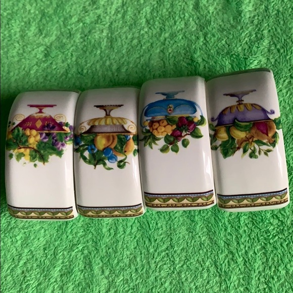 Casa Elite fruit’themed porcelain napkin rings - Picture 13 of 16